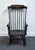 American Ethan Allen Hand Decorated Black Hitchcock Style Boston Rocker 14-9703 - 609 Finish For Sale - Image 3 of 10