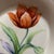 Art Deco Noritake Hand-Painted Trinket Dish Featuring an Art Deco Floral Tulip Design For Sale - Image 3 of 6