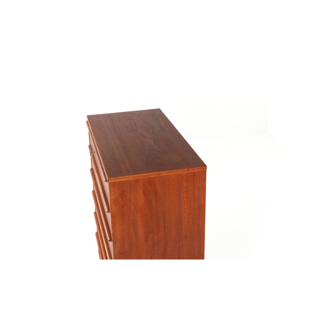 Vintage Danish Teak Chest of Drawers by Si-Bomi Møbler, 1960s For Sale - Image 9 of 14