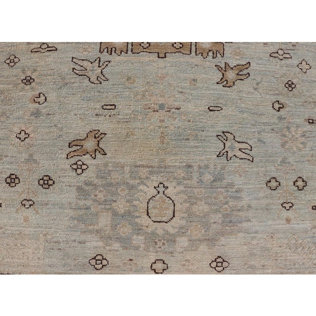 Elegance Modern Tabriz Style Rug by Keivan Woven Arts 3'2 X 4'11 For Sale - Image 10 of 14