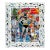 Jozza, Batman Bang!, Unique Mixed Media on Canvas With Painted Frame, 31 X 27 In. For Sale
