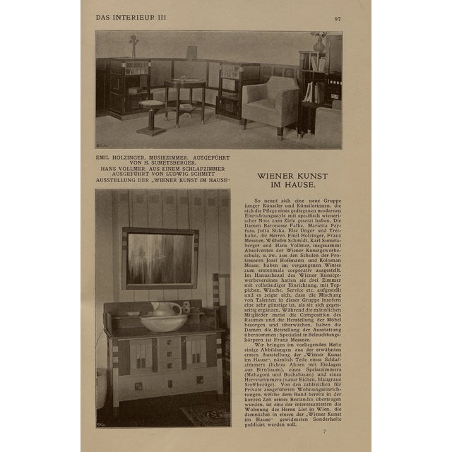 Viennese Secessionist Armchairs and Chairs by Max Benirschke / School of Prof. Josef Hoffmann, 1903, Set of 4 For Sale - Image 3 of 18