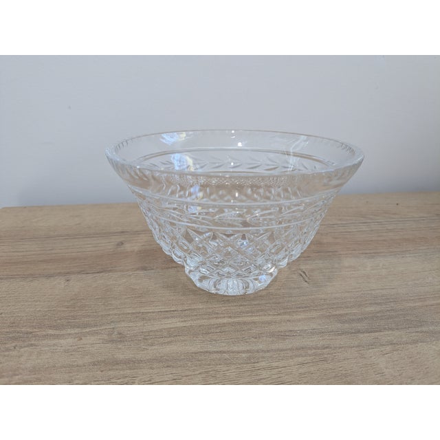 Late 20th Century Late 20th Century Rogaska Slovenia Gallia Crystal Footed Dessert Bowl 6'' For Sale - Image 5 of 8