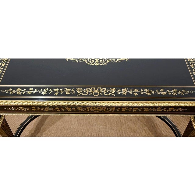 Napoleon III Desk in Blackened Pear For Sale - Image 9 of 18