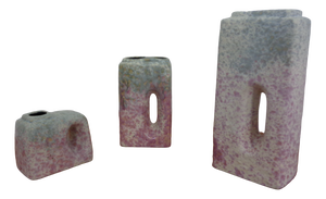 Pink Vases from Ü-Keramik, 1970s, Set of 3