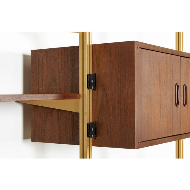 Mid Century Omni Wood Modular Wall Unit Shelving & Bookcase by George Nelson For Sale - Image 14 of 17