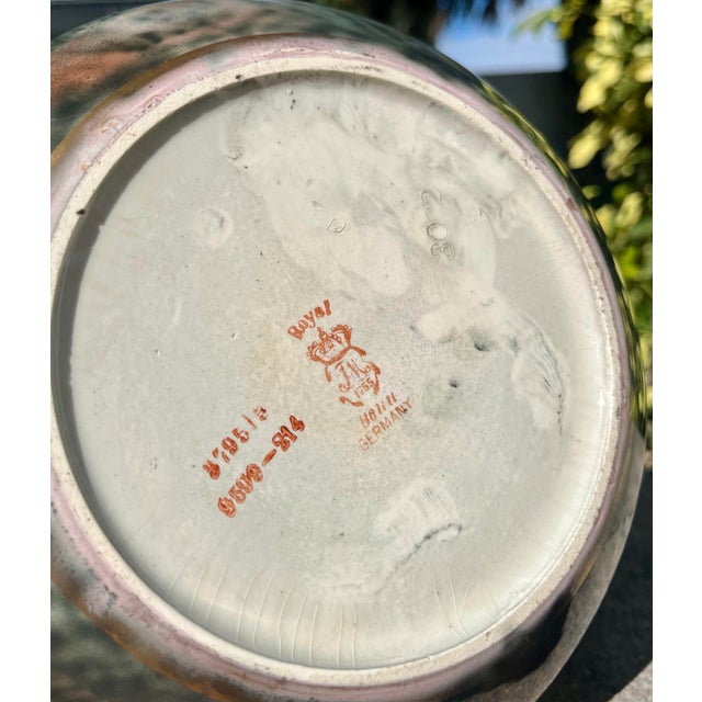 Antique Royal Bonn Handled Porcelain Vase For Sale - Image 9 of 9