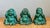 Ceramic Vintage Ceramic Buddha Figurines - Set of 3 For Sale - Image 7 of 15