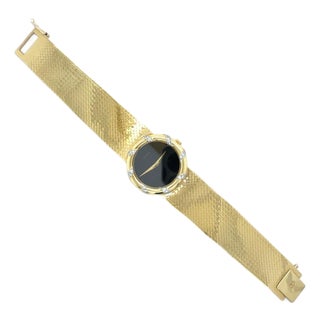 Vintage Piaget, 18 Karat Yellow and White Gold and Diamond Watch For Sale