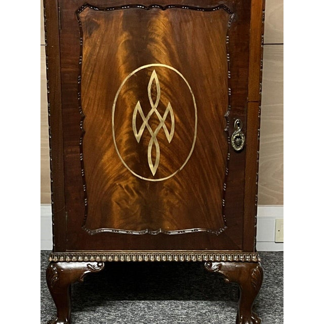 Edwardian Mahogany Wine Cabinet Celleratte For Sale - Image 4 of 15