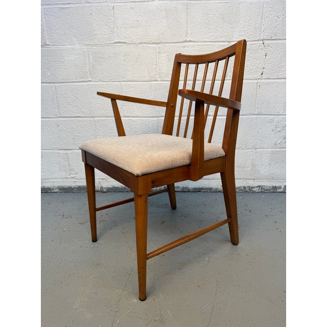 Mid 20th Century Set of Six Mid 20th Century Spindle-Backed Dining Chairs For Sale - Image 5 of 17
