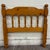 Brown Vintage Twin Size Cannonball Spindle Headboard Bedframe For Sale - Image 8 of 8