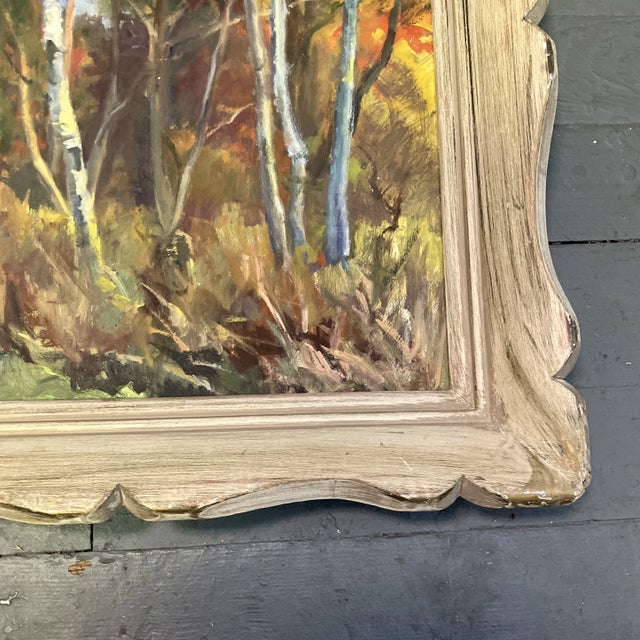 Impressionist 1970’s Original Impressionist Woodland Landscape Painting For Sale - Image 3 of 5