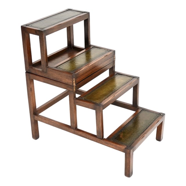 Georgian Metamorphic Library Steps, 1930s For Sale