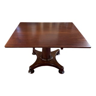 English Mahogany Tilt-Top Table, 19th Century For Sale