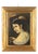 Woman Portrait, 19th Century, Oil Painting on Hardboard, Framed For Sale