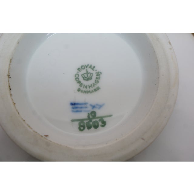 Mid 20th Century Denmark Royal Copenhagen 8503 Blue Flower Teapot Tea Coffee Pot Pitcher 9" For Sale - Image 14 of 15