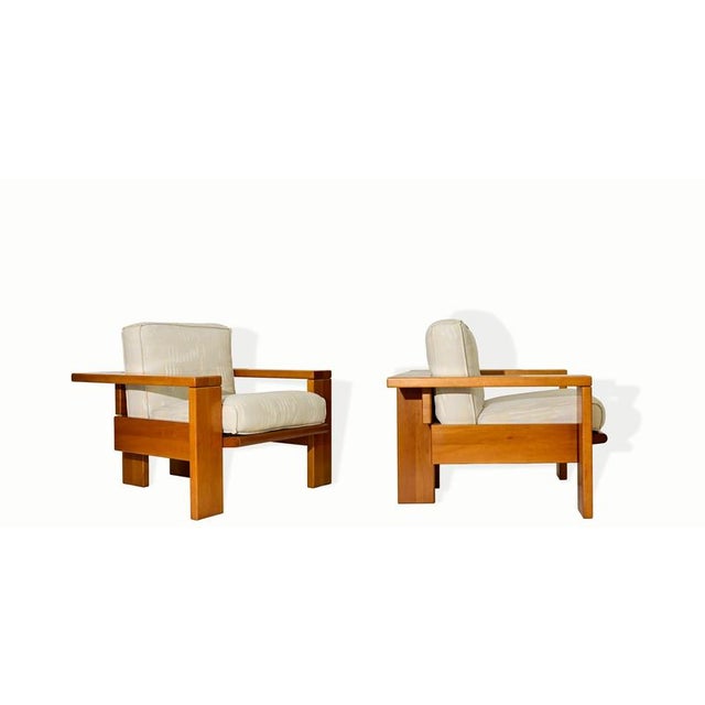 1980s Vintage Italian Armchairs, Set of 2 For Sale - Image 5 of 18