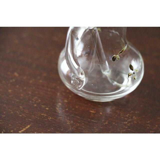 18th Century 18th Century Portuguese Baroque Altar Hand Blown Glass Cruet With Spoon, Religious For Sale - Image 5 of 11