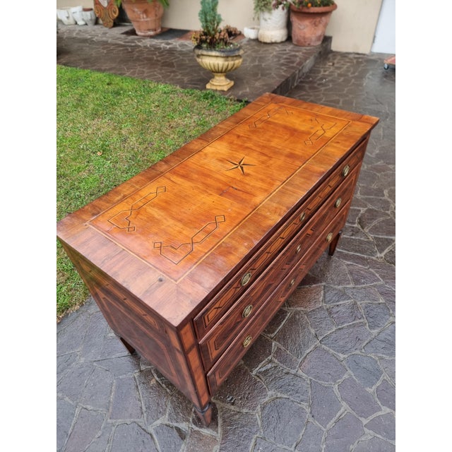 Antique Emilian Chest of Drawers, 1770 For Sale - Image 6 of 12