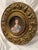 Antique Victorian miniature painting on Vienna porcelain with ornate repousse brass frame 1850-1899 Grand Tour French...