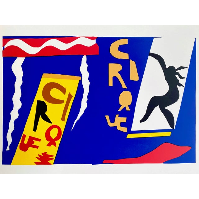 This Henri Matisse rare vintage 1991 Modernist fine art serigraph print " Le Cirque " 1947, is a very special and unique...