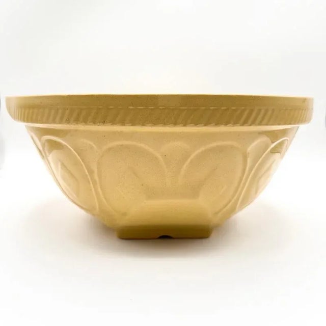 1960s Tg Green Cornishware Gripstand Large Yellow Mixing Bowl For Sale - Image 11 of 12
