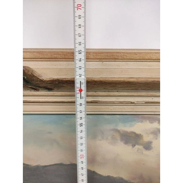 Willy Baumgartner, Ocean, 1970s, Oil on Canvas For Sale - Image 4 of 10