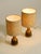 Beige Small Ceramic Table Lamps from Cloos & Co., 1960s, Set of 2 For Sale - Image 8 of 18