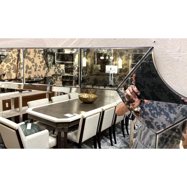 Modern Made Goods Modern Antique Venetian Gilbert Wall Mirror For Sale - Image 3 of 4