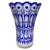 Large Bohemian Vibrant Cobalt Vase in Crystal Cut-to-Clear, 1930 For Sale - Image 9 of 9
