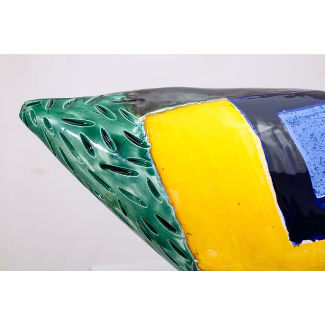 Contemporary Contemporary Modern Set of 3 Kaiser Suidan Ceramic Wall Sculptures For Sale - Image 3 of 12