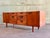 Vintage Jens Risom (attributed) 72” walnut credenza in beautiful condition. It features four standard drawers, one file...