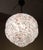 Art Deco Opaline Pate de Verre Chandelier with Relief Decorations, 1920s For Sale - Image 6 of 17