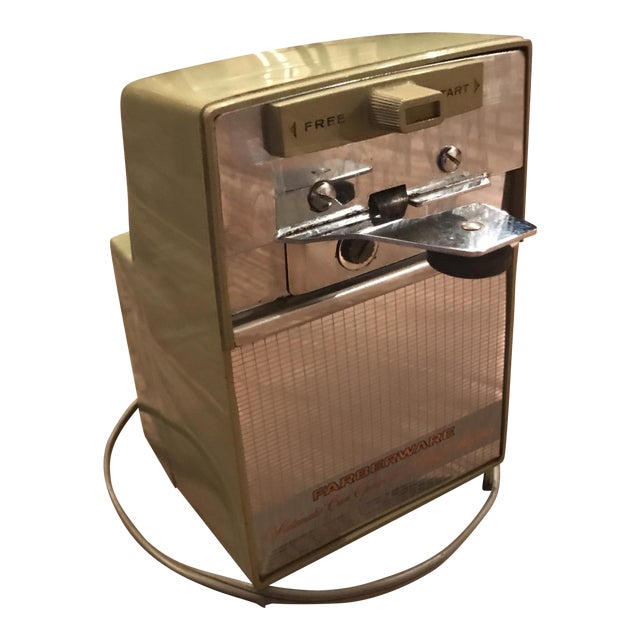 Vintage MidCentury Farberware Green Electric Can Opener Chairish