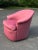 Swaim Late 20th Century Swaim Purple Swivel Chair For Sale - Image 4 of 8