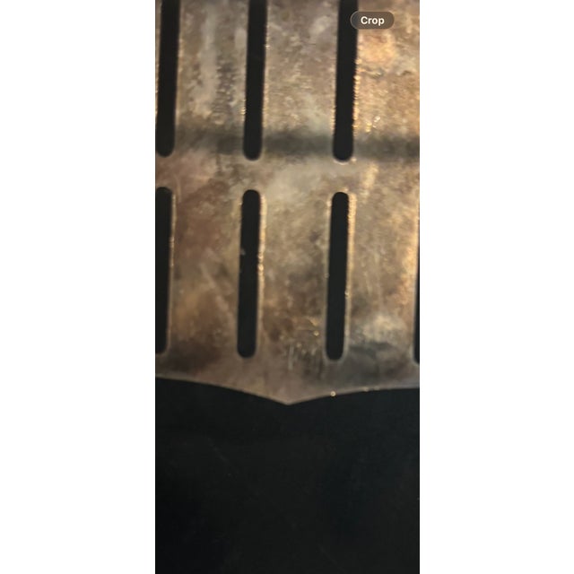 Silver 1970s Leonard Silver Italian Baroque Style Knife Rest, Elegant Tabletop Accessory For Sale - Image 8 of 9