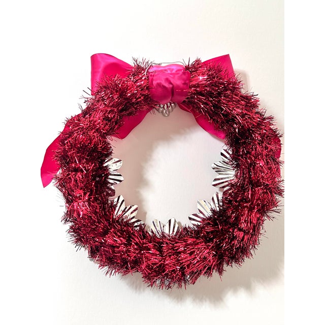 Valentines Wreath With Dresdens Artisan Made by Black Market Creative For Sale - Image 11 of 12