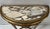Wood Louis XVI Style Console and Interior Mirror in Gilded Wood, Set of 2 For Sale - Image 7 of 18