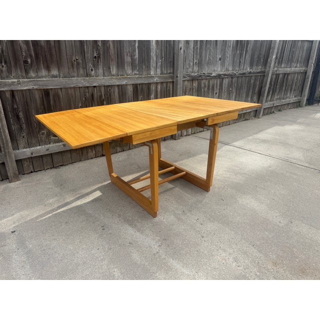 Mid-Century Modern Edward Wormley for Drexel Extension Dining Table For Sale - Image 3 of 10