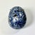 1970s Vintage Abstract Expressionism Boho Chic Hand Carved Blue Speckled Sodalite Skull Sculpture, Halloween For Sale - Image 6 of 13