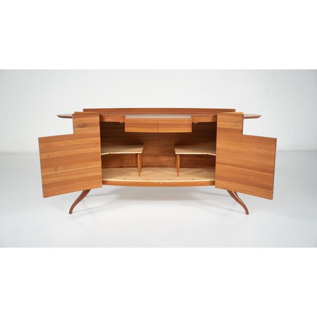Mid-Century Oval Sideboard from Ceccotti Collezioni For Sale - Image 11 of 16