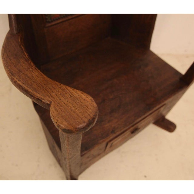 Antique English Lambing Chair, 1890s For Sale - Image 4 of 18