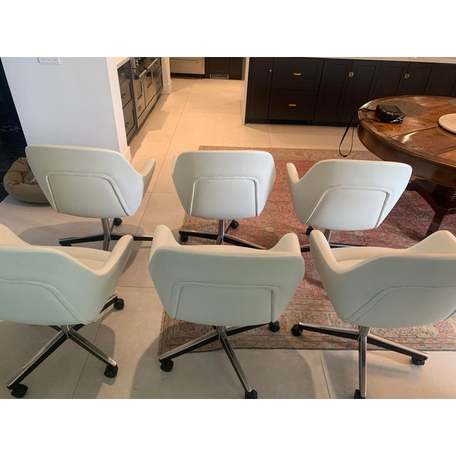 1968 Max Pearson for Knoll Swivel Chairs - Rare Set of 6 For Sale - Image 12 of 13