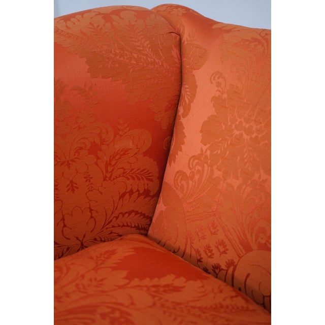 Brown Kittinger Chippendale Style Camelback Sofa - New Upholstery For Sale - Image 8 of 18