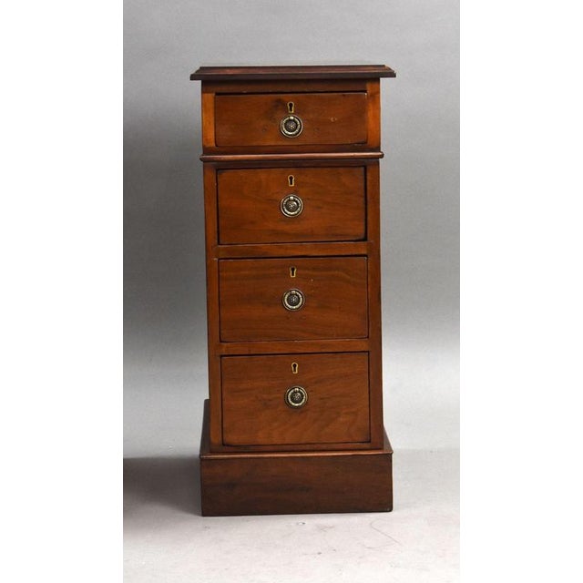 Victorian Mahogany Bedside Chests, 1890, Set of 2 For Sale - Image 6 of 9