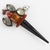 Black Antigona Paris Black Enamel Metal Jeweled Barrette Brooch For Sale - Image 8 of 10