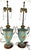 Neoclassical Antique French Neo-Classical Urn-Shaped Hand Painted Lamps, Pair. For Sale - Image 3 of 12