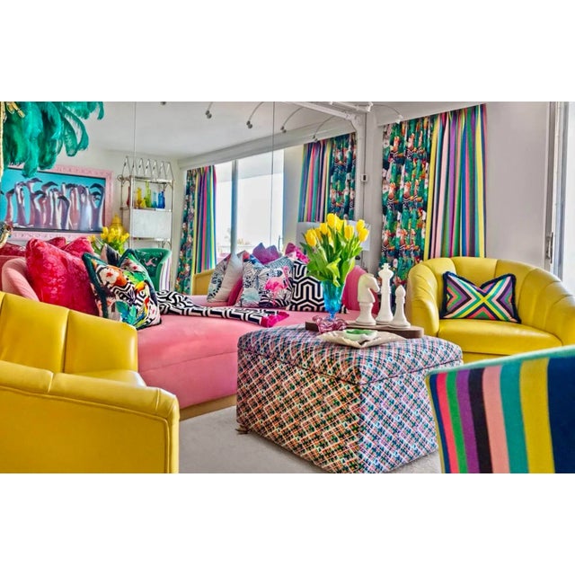 2020s Contemporary It’s a Jungle Out There Tropical Animal Pillow Cover For Sale - Image 5 of 12