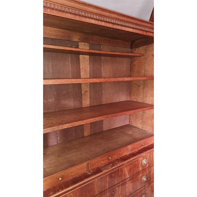 Antique Georgian Wardrobe in Mahogany, 1700s For Sale - Image 3 of 7